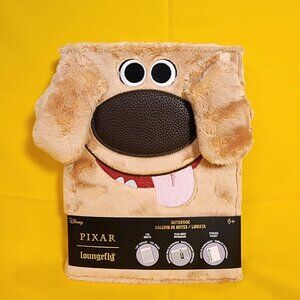 Loungefly Pixar Up Dug Up 15th Ann Plush Refillable Stationery Journal Notebook